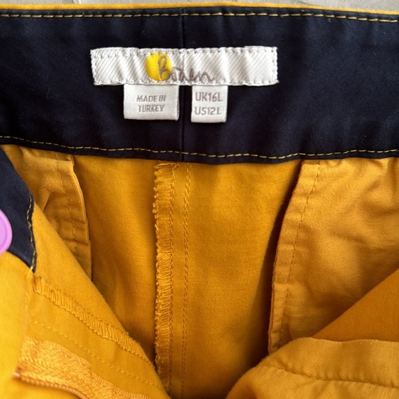 Boden Mustard/Gold Pants US12L - Picture 3 of 7